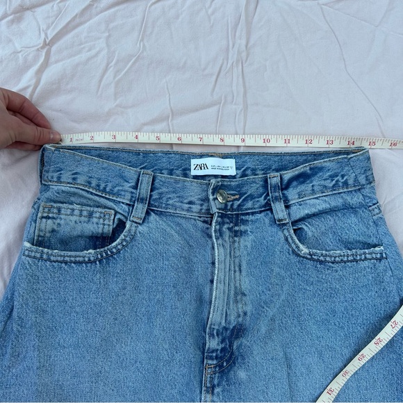 Zara Denim Midi Maxi Skirt, Size L Boho Streetwear Y2K - Picture 8 of 13